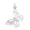 Charmalong&#x2122; Silver Plated Butterfly Charm by Bead Landing&#x2122;